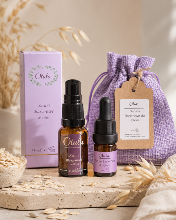 Serum Barierowe do Dłoni Otula Care w pojemnościach 5 ml i 15 ml
